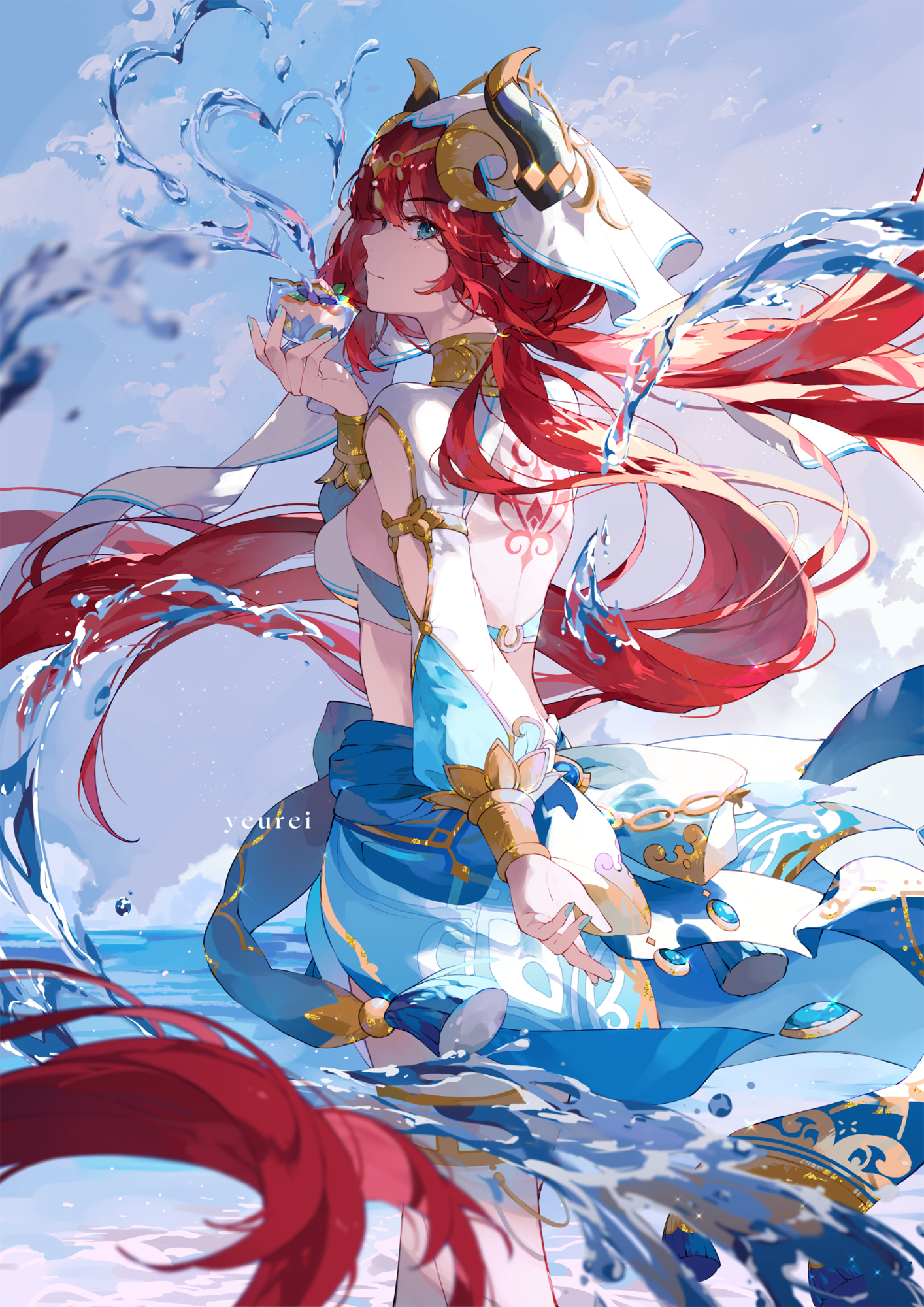 一个红发美少女,她是谁呢?